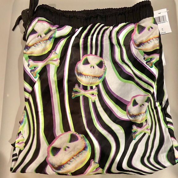 Disney Parks Jack Skellington Printed Nighmare Before Christmas Joggers NWT - Picture 2 of 5